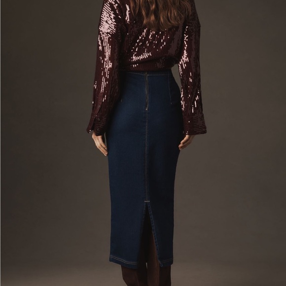 NWT Pilcro by Anthropology Denim Skirt - Picture 5 of 8